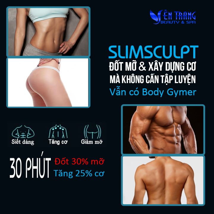 Slimsculpt đốt mỡ & xd cơ mà ko cần tập luyện-